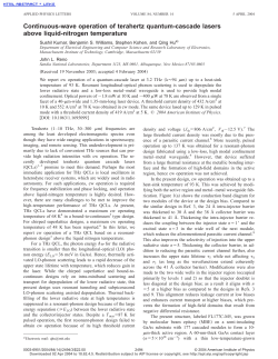 Continuous-wave operation of terahertz quantum