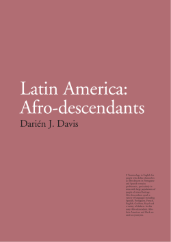 Latin America: Afro-descendants
