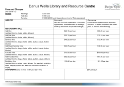 Darius Wells Fees and Charges