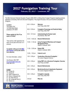 Lewistown - Pesticide Education Program