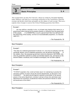 3, 4 Basic Principles
