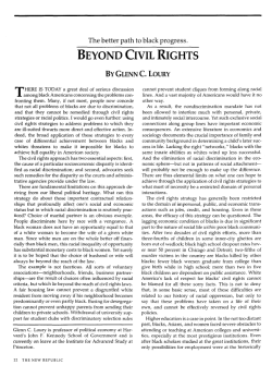 beyond civil rights