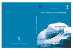 3rd report ARC-crisis management