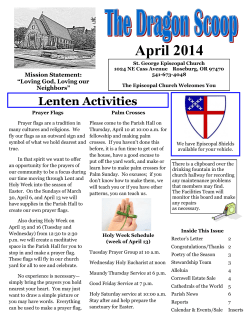 April 2014 - St. George Episcopal Church