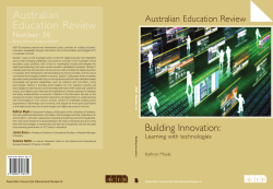 Building Innovation : Learning with technologies
