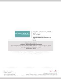 Los primeros tratados internacionales estadunidenses