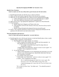 Appendix D Question Development RUBRICS
