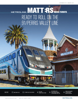 ready to roll on the 91/perris valley line