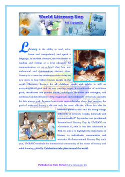 World Literacy Day