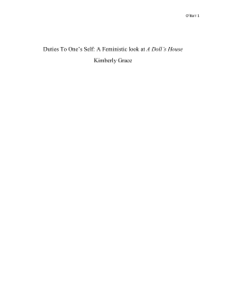 A Doll`s House - About Kimberly