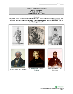 By 1838, w - Oakland Unified School District