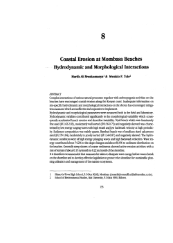 Coastal Erosion at Mombasa Beaches