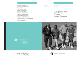living well/ortho - American Kidney Fund