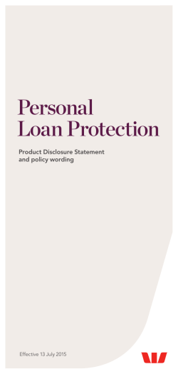 Personal Loan Protection