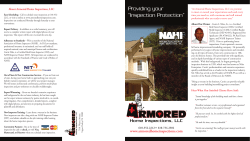 Providing your “Inspection Protection”