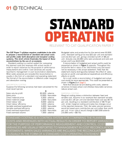 standard operating