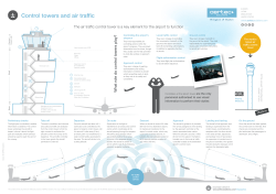 Control towers and air traffic