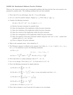 Randomized extra practice problems up to the midterm (Fall