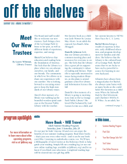 Meet Our New Trustees - La Grange Park Public Library