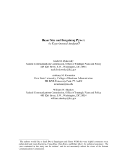 Buyer Size and Bargaining Power - Personal.psu.edu