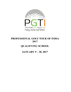 professional golf tour of india 2007-08