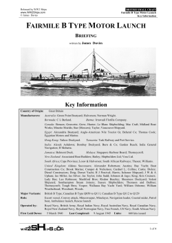 Key Information - World War Two Ships