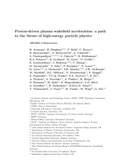 Proton-driven plasma wakefield acceleration: a path to the future of