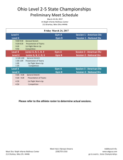 Ohio Level 2-5 State Championships