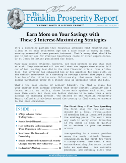 The Franklin Prosperity Report