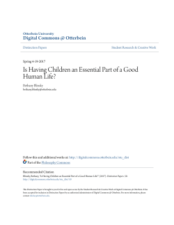 Is Having Children an Essential Part of a Good Human Life?