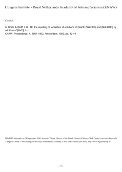 On the repelling of ionisation of solutions of NaOH,Na2CO3