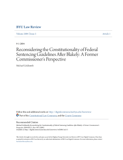 Reconsidering the Constitutionality of Federal Sentencing