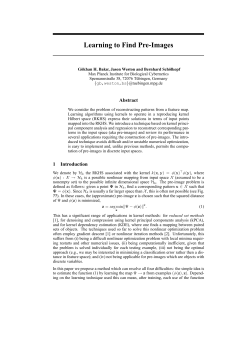 Learning to Find Pre-Images