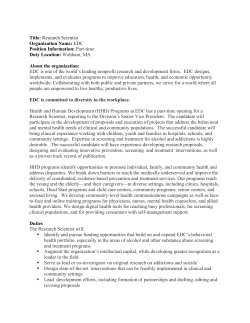 EDC: Research Scientist