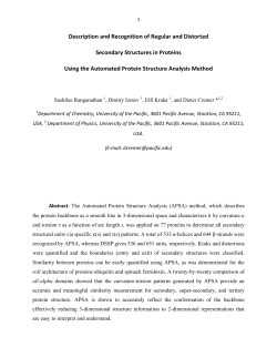 Description and Recognition of Regular and