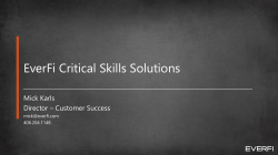 EverFi Critical Skills Solutions