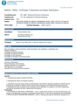 820544 - PDAQ - Purification Treatments and Water Distribution