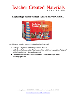 Exploring Social Studies: Texas Edition: Grade 1