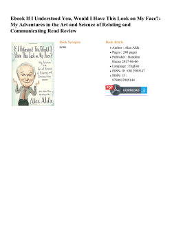 Ebook If I Understood You, Would I Have This Look