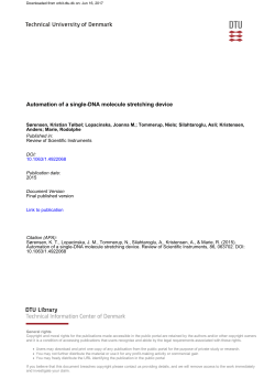 Automation of a single-DNA molecule stretching device