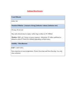 Sodium Bicarbonate