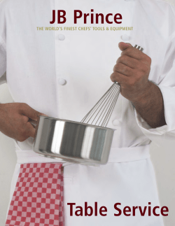 JB Prince Equipment Catalog