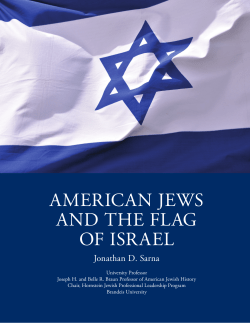 american jews and the flag of israel