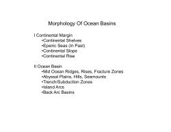 Morphology Of Ocean Basins
