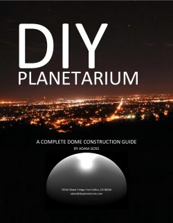 DIY Planetarium