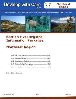 Northeast Region - Ministry of Environment