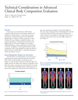Technical Considerations in Advanced Clinical Body Composition