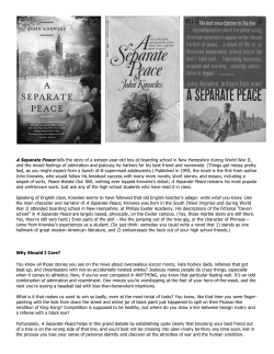 A Separate Peace