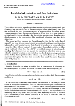 Local similarity solutions and their limitations