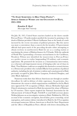 Brandon R. Byrd Mississippi State University On July 28, 1915
